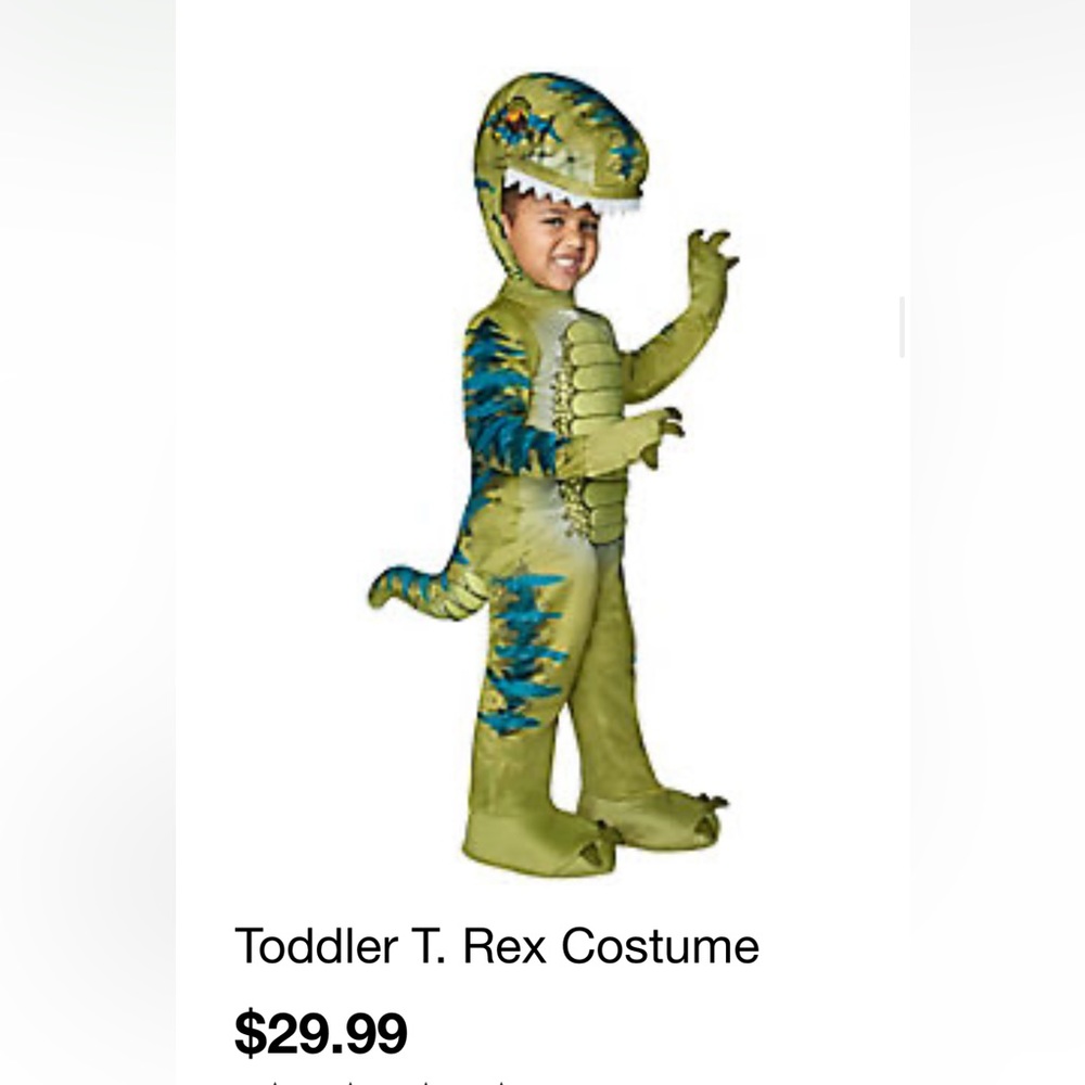 T REX costume dinesour